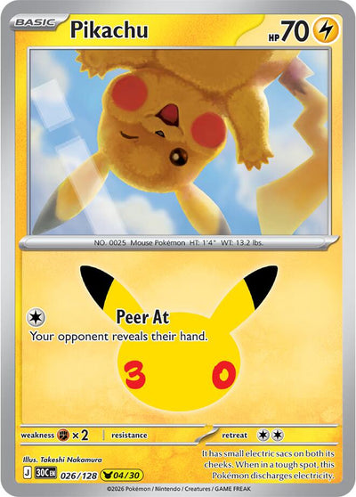 Pikachu - 026/128 [30C]
