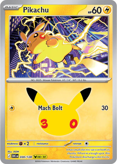 Pikachu - 030/128 [30C - 030/128]