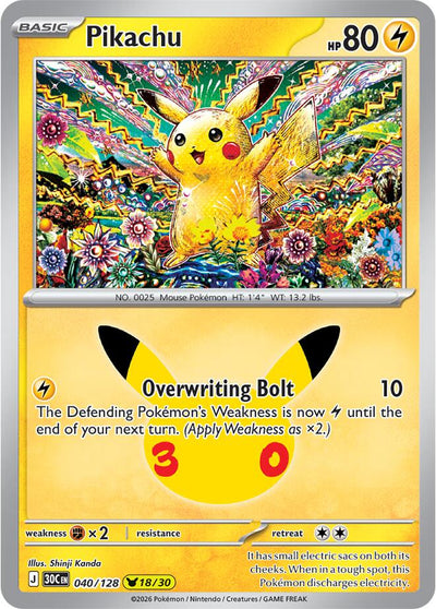 Pikachu - 040/128 [30C - 040/128]