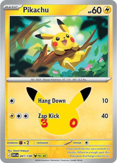 Pikachu - 041/128 [30C - 041/128]