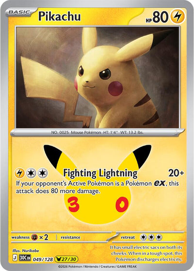 Pikachu - 049/128 [30C]
