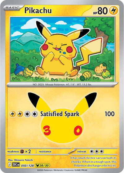 Pikachu - 050/128 [30C]
