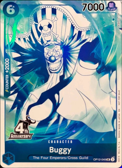 Buggy (4th Anniversary Treasure Campaign Pack) [OP-PR - OP12-049]