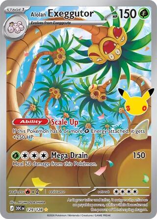 Alolan Exeggutor - 129/128 [30C - 129/128]