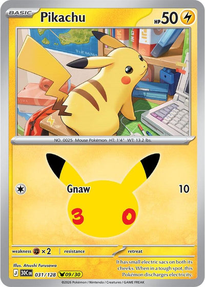 Pikachu - 031/128 [30C]