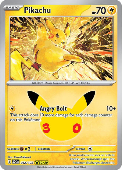 Pikachu - 052/128 [30C - 052/128]