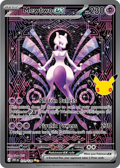Mewtwo ex - 151/128 [30C - 151/128]