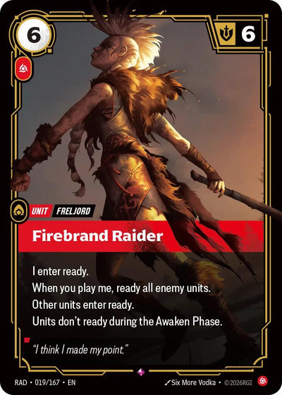 Firebrand Raider [RAD - 019/167]