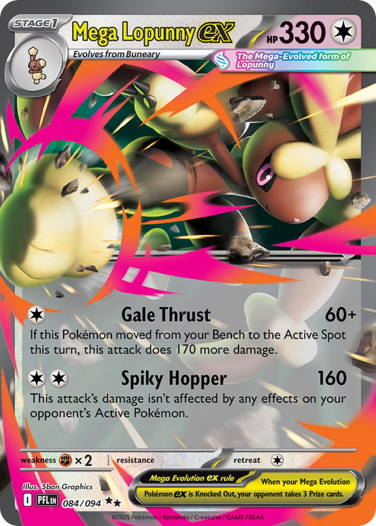 Mega Lopunny ex Phantasmal Flames