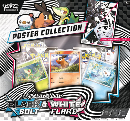 Pokemon TCG Black Bolt/White Flare Poster Collection