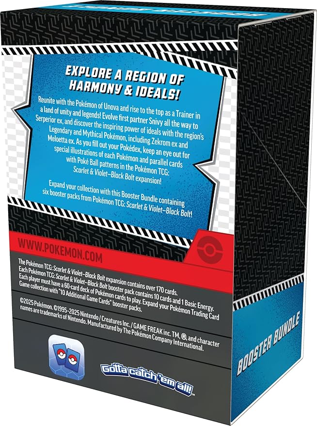 Pokemon TCG Black Bolt Booster Bundle