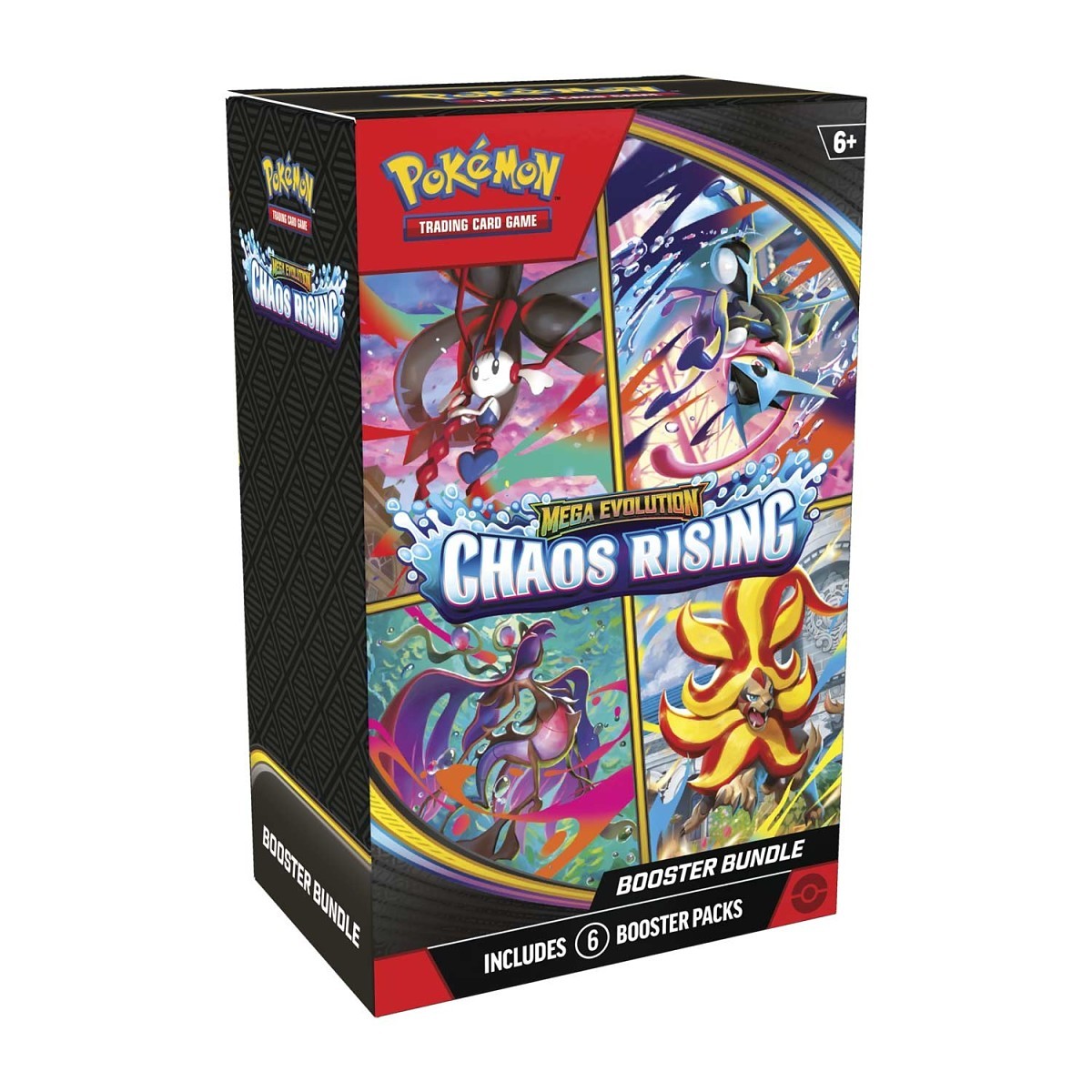 Pokemon TCG Mega Evolution Chaos Rising Booster Bundle - 6 packs + promo preventa 22 mayo 2026 - Lofty TCG Monterrey