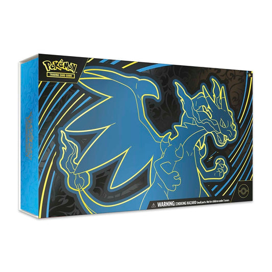 Pokemon TCG Mega Charizard X EX Ultra Premium Collection - 17 packs + jumbo card + pin coleccionable - Lofty TCG Monterrey