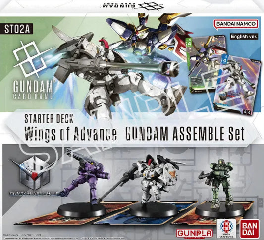 Gundam TCG - Starter Deck 02 (ST02A) con Gunpla Miniature