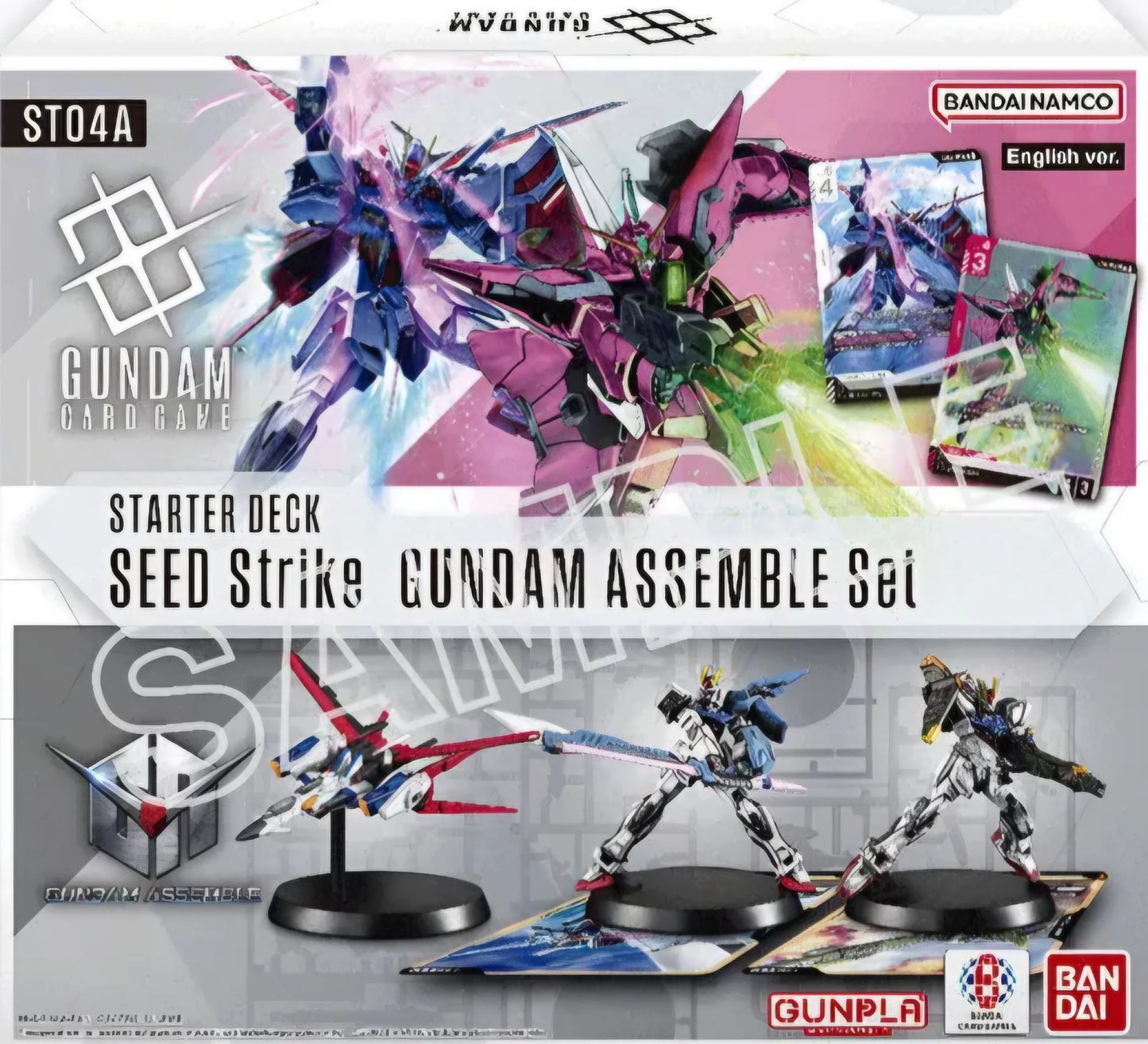 Gundam TCG - Starter Deck 04 (ST04A) con Gunpla Miniature