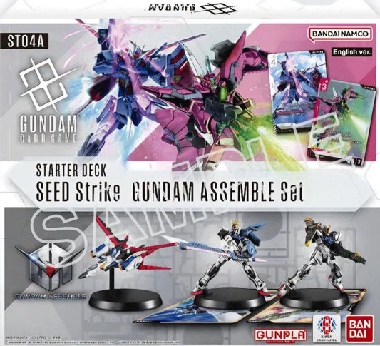 Gundam TCG - Starter Deck 04 (ST04A) con Gunpla Miniature