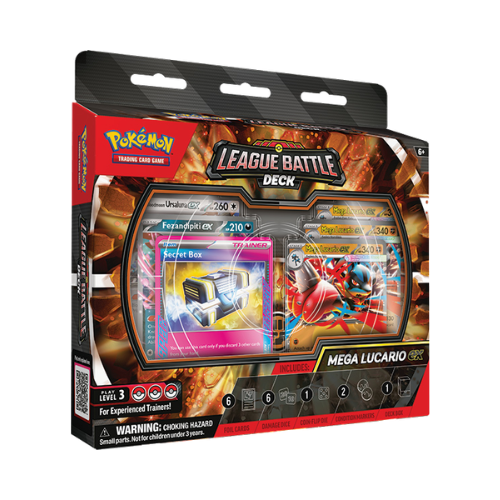 Pokemon TCG Mega Lucario ex League Battle Deck - 60 cartas listo para jugar + playmat - Lofty TCG