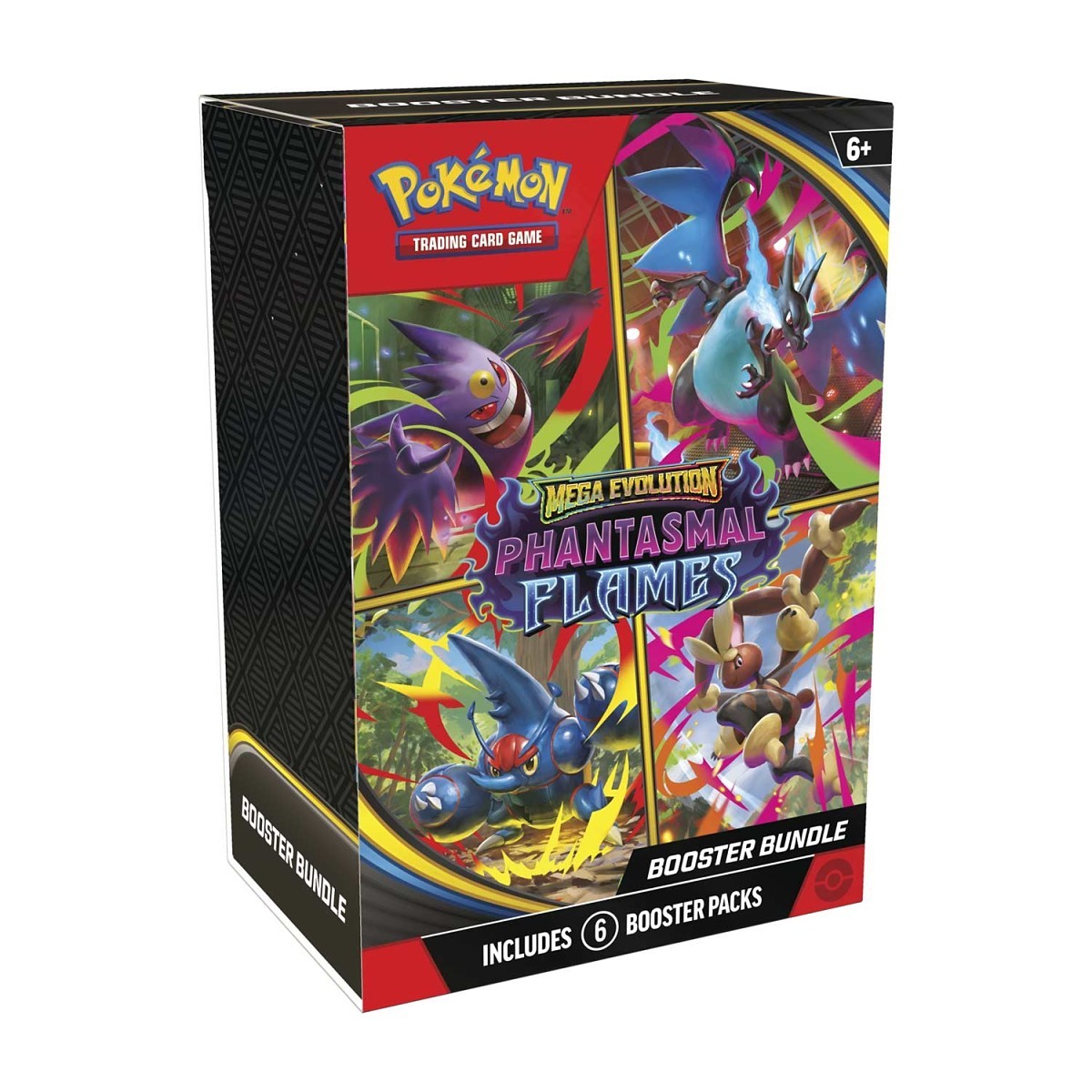 Pokemon TCG Mega Evolution Phantasmal Flames Booster Bundle - 6 packs sellados preventa Q3 2026 - Lofty TCG Monterrey