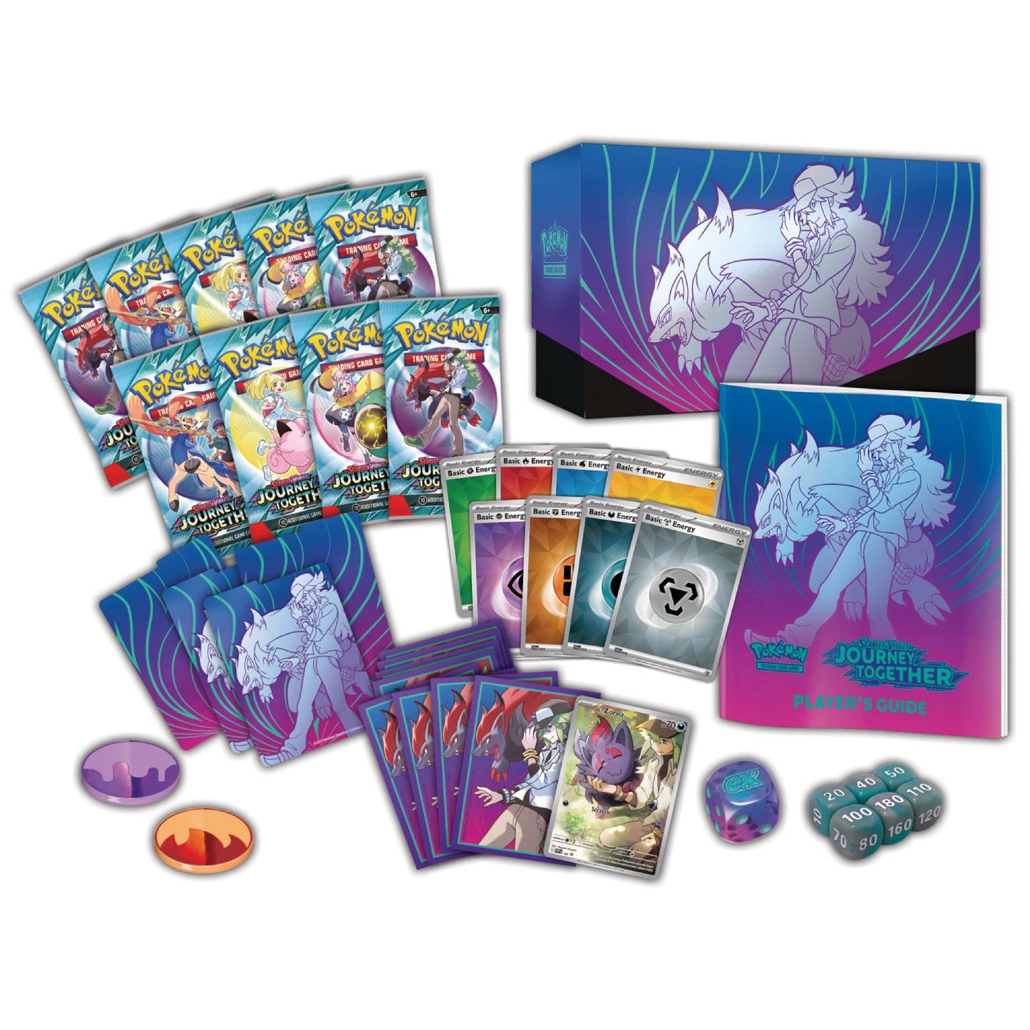 Pokemon TCG Journey Together Elite Trainer Box (ETB) ingles contenido
