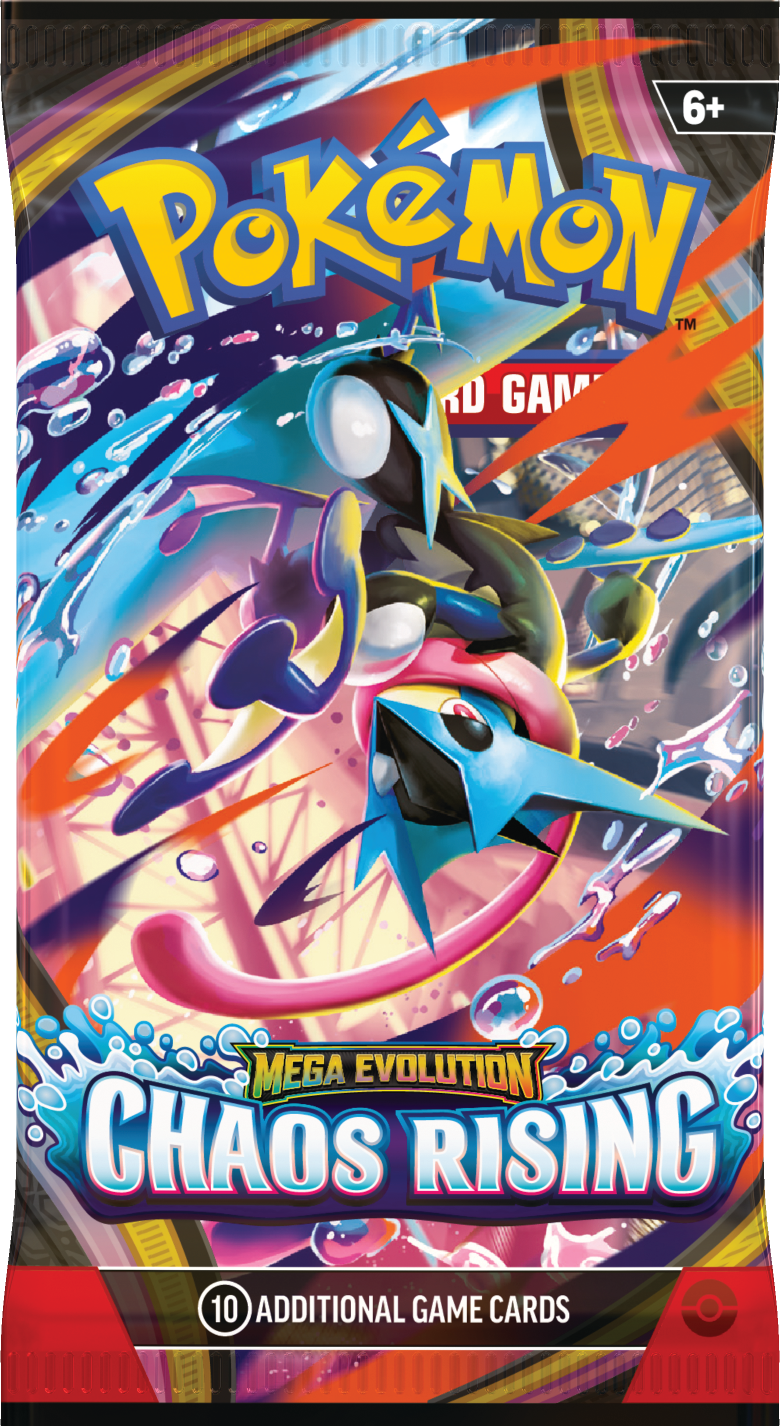 Pokemon TCG Mega Evolution Chaos Rising Booster Pack - 1 pack 10 cartas preventa 22 mayo 2026 - Lofty TCG
