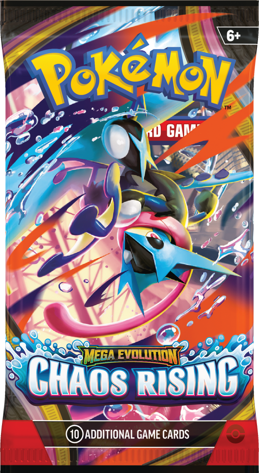 Pokemon TCG Mega Evolution Chaos Rising Booster Pack - 1 pack 10 cartas preventa 22 mayo 2026 - Lofty TCG