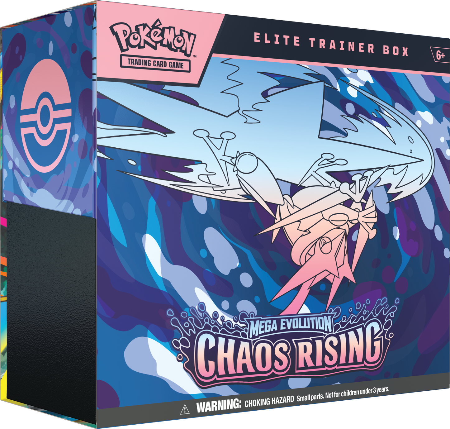 Pokemon TCG Mega Evolution Chaos Rising Elite Trainer Box 8 packs Mega Greninja preventa - Lofty TCG Monterrey