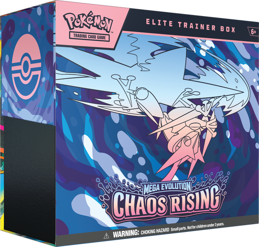 Pokemon TCG Mega Evolution Chaos Rising Elite Trainer Box 8 packs Mega Greninja preventa - Lofty TCG Monterrey