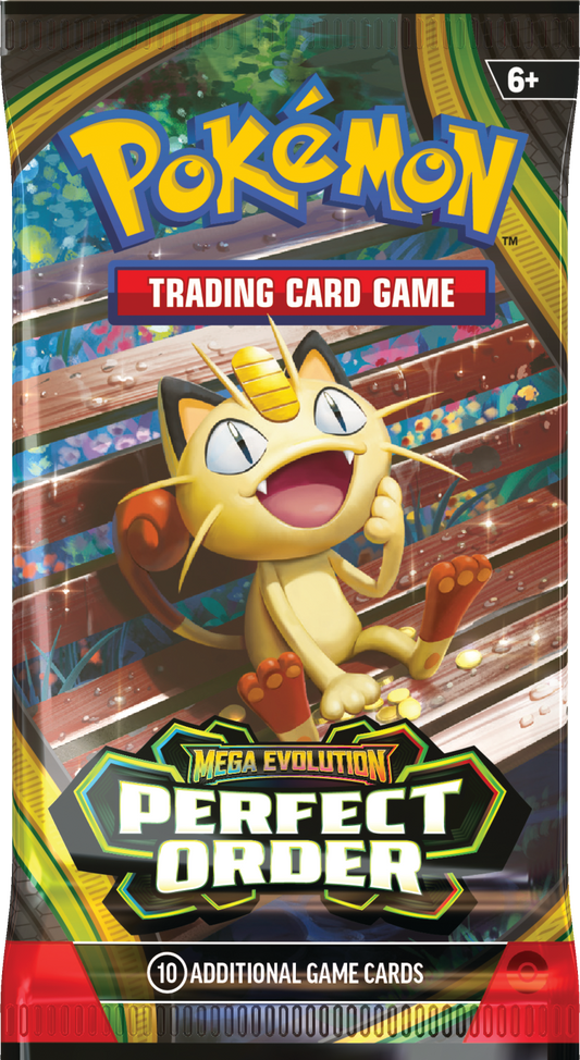 Pokemon TCG Mega Evolution Perfect Order Booster Pack - 1 pack 10 cartas English Edition - Lofty TCG San Pedro