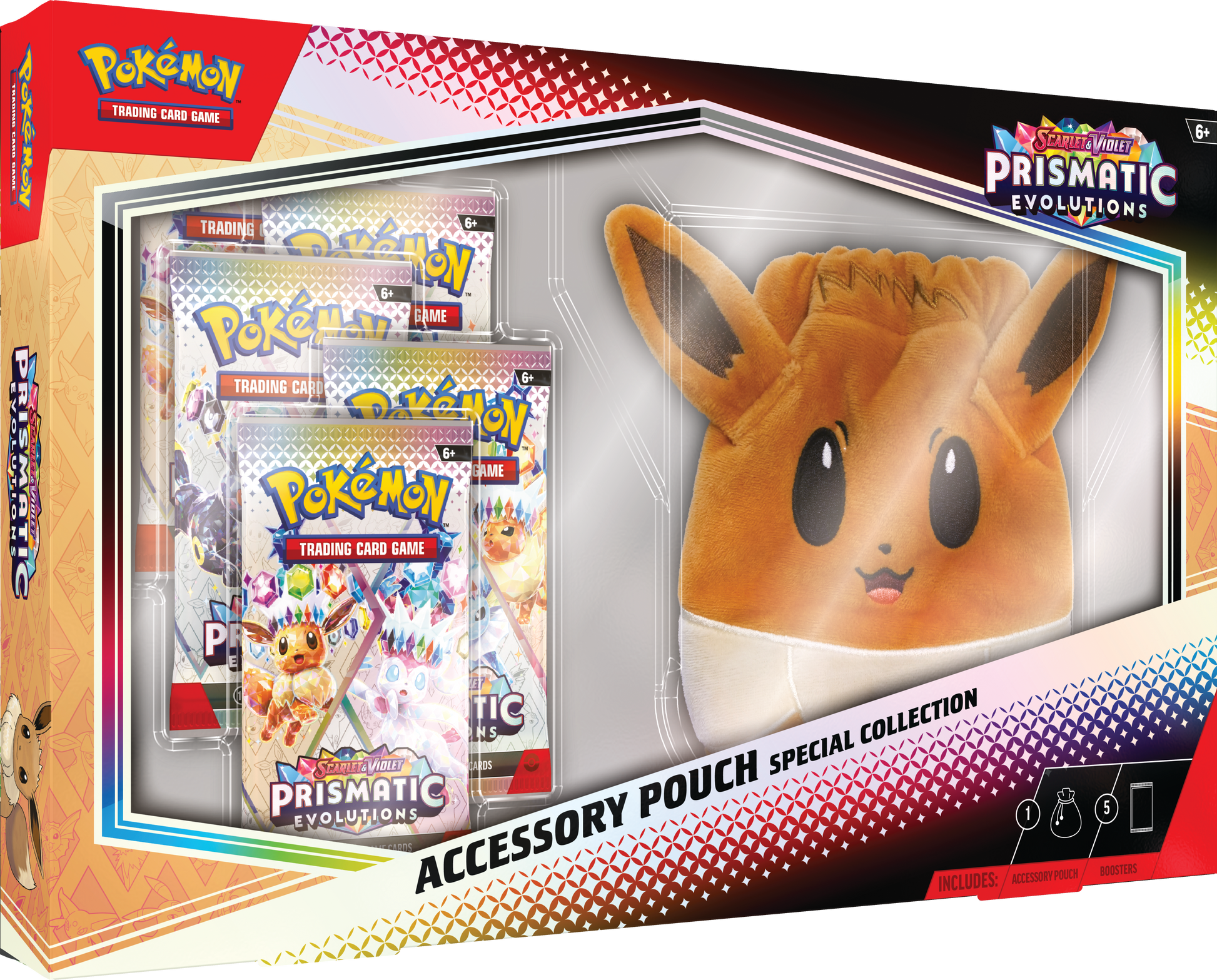 Pokemon TCG Prismatic Evolutions Accessory Pouch Sylveon Special Collection chase product - Lofty TCG Monterrey
