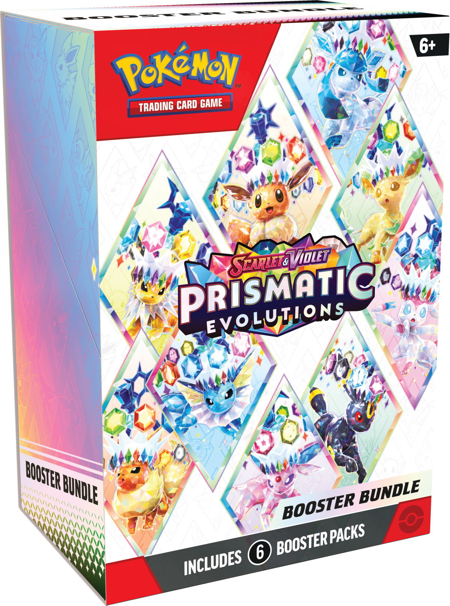 Pokemon TCG Scarlet Violet Prismatic Evolutions Booster Bundle 6 packs Eeveelutions - Lofty TCG Monterrey
