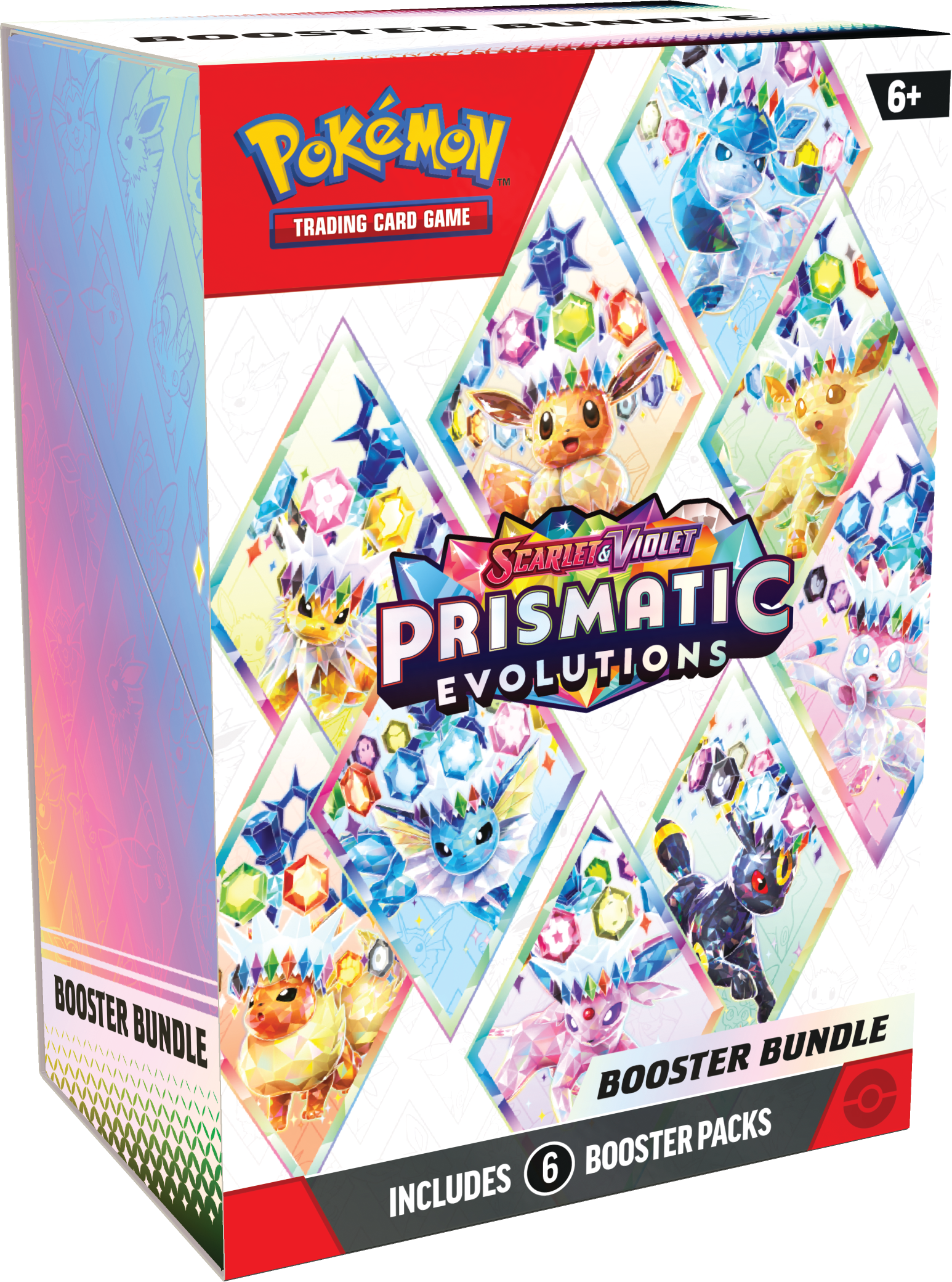 Pokemon TCG Scarlet Violet Prismatic Evolutions Booster Bundle 6 packs Eeveelutions - Lofty TCG Monterrey