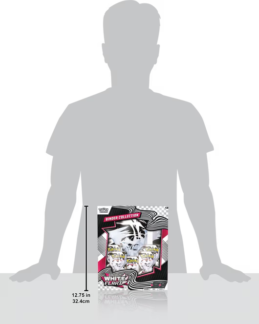 Pokemon TCG White Flare Binder Collection tamaño