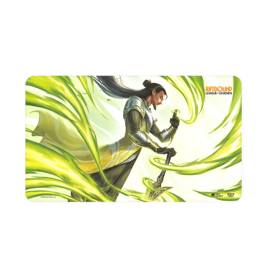 Playmat oficial Riftbound TCG Unleashed Master Yi Wuju Master League of Legends - Lofty TCG Monterrey