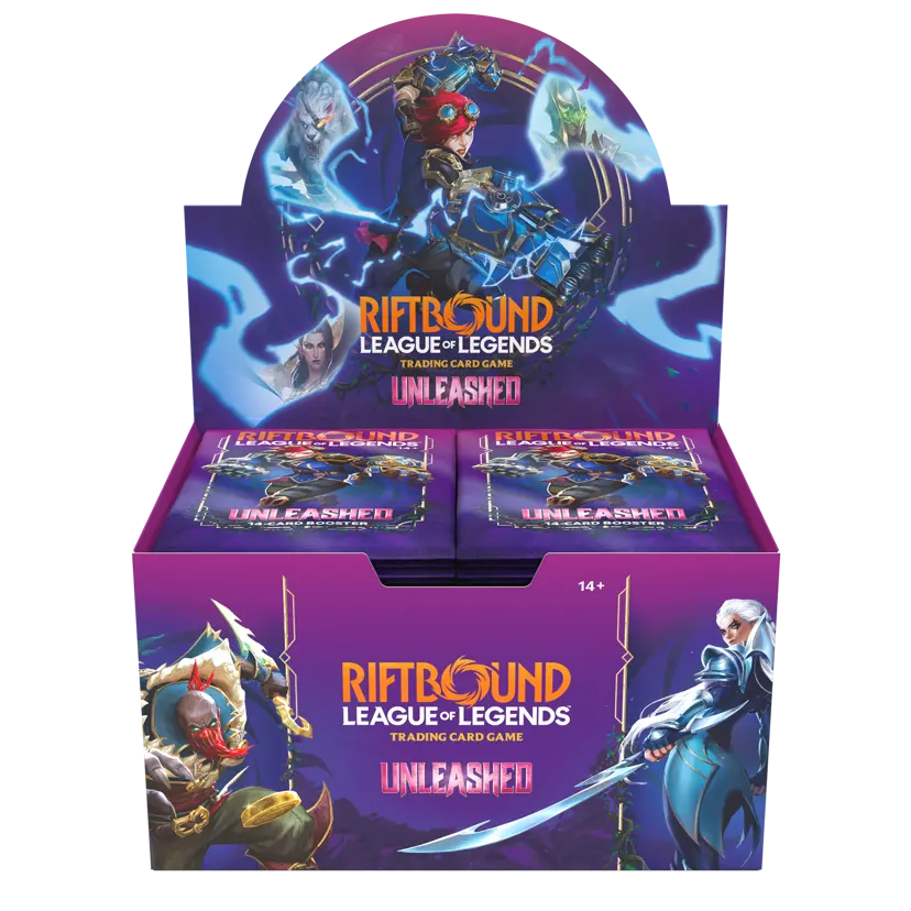 Riftbound TCG League of Legends Set 3 Unleashed Booster Display - 24 packs preventa - Lofty TCG Monterrey