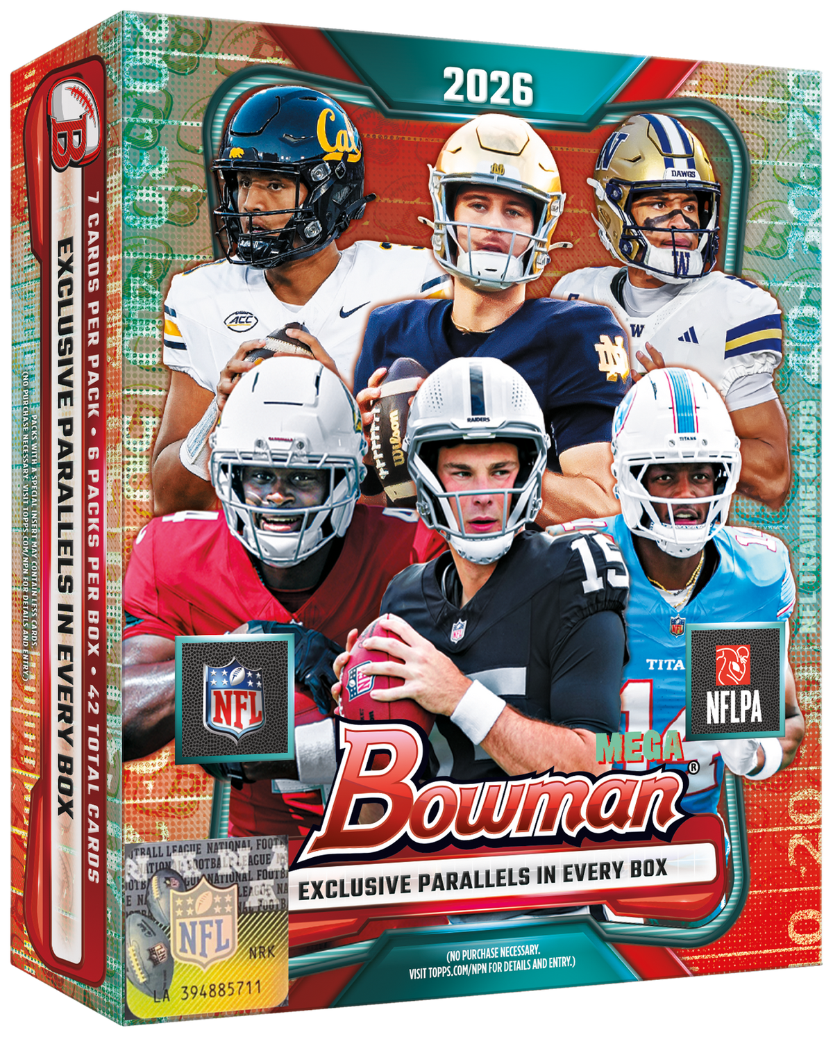 2026 Bowman Football Mega Box NFL