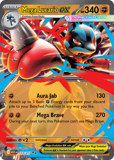 Mega Lucario ex · Ascended Heroes (113/217)
