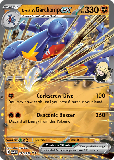 Cynthia's Garchomp ex · Ascended Heroes (111/217)