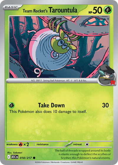 Team Rocket's Tarountula · Ascended Heroes (18/217)