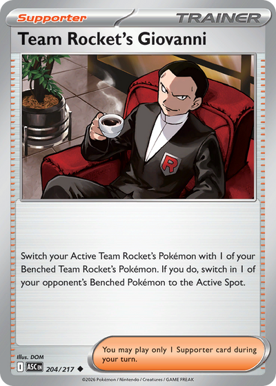 Team Rocket's Giovanni · Ascended Heroes (204/217)
