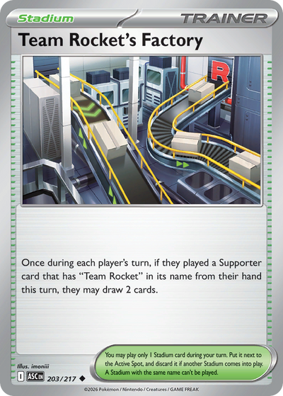 Team Rocket's Factory · Ascended Heroes (203/217)