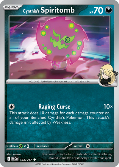 Cynthia's Spiritomb · Ascended Heroes (133/217)