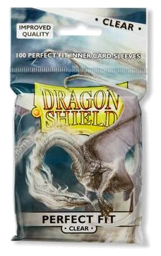 Dragon Shield Sleeves: Perfect Fit Standard - Clear (100 ct.)