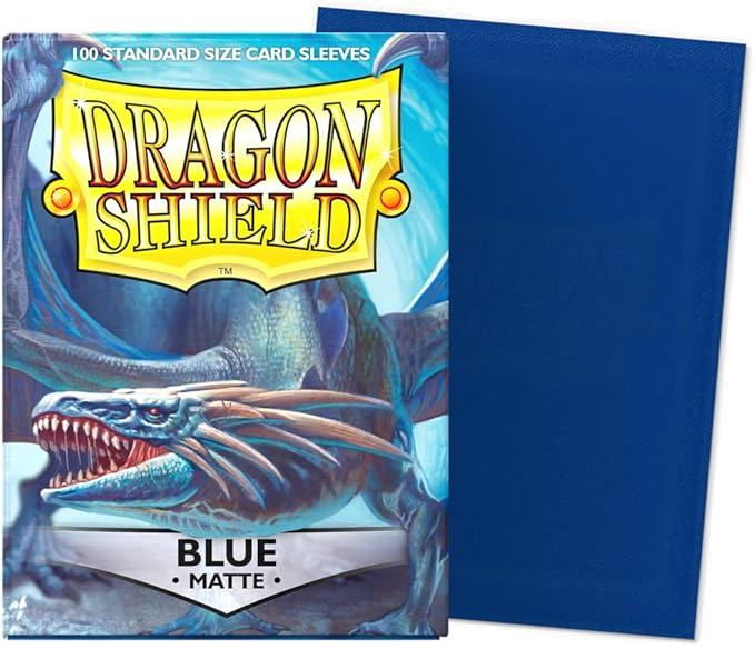 Dragon Shield Sleeves: Standard Matte - Blue (100 ct.)