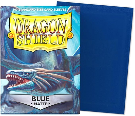 Dragon Shield Sleeves: Standard Matte - Blue (100 ct.)