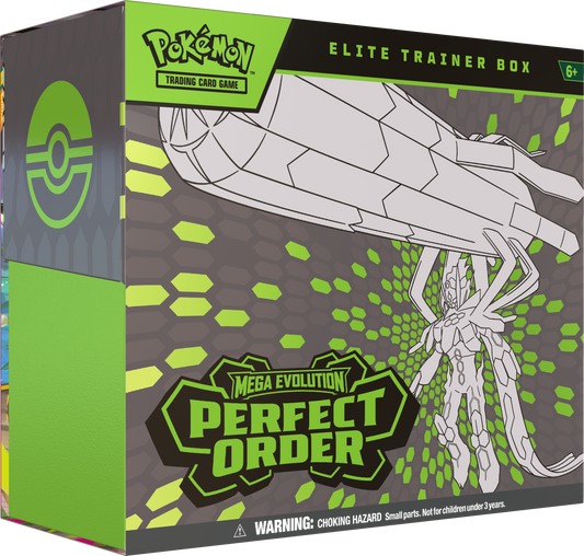 Pokemon TCG: Zygarde Mega Evolution Perfect Order - Elite Trainer Box (ETB) - English Edition