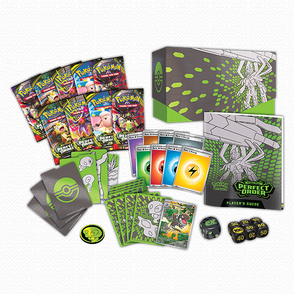 Pokemon TCG: Zygarde Mega Evolution Perfect Order - Elite Trainer Box (ETB) - English Edition